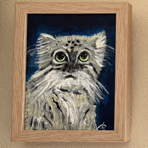 一点もの】マヌルネコ 絵画 mackkya 通販 19280744｜Creema(クリーマ)