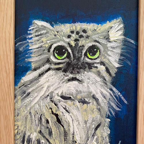 一点もの】マヌルネコ 絵画 mackkya 通販 19280744｜Creema(クリーマ)