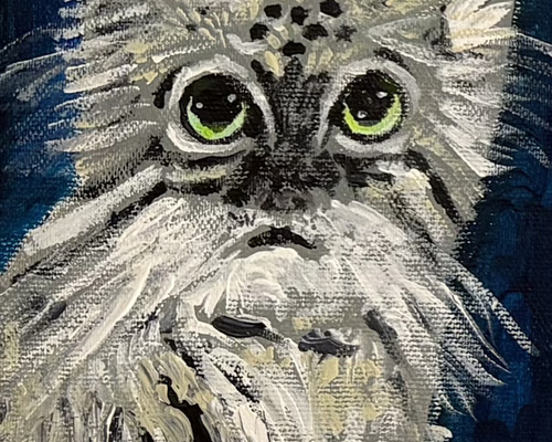 一点もの】マヌルネコ 絵画 mackkya 通販 19280744｜Creema(クリーマ)