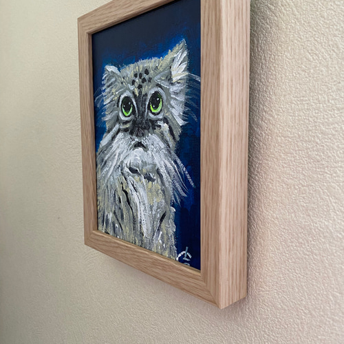 一点もの】マヌルネコ 絵画 mackkya 通販 19280744｜Creema(クリーマ)