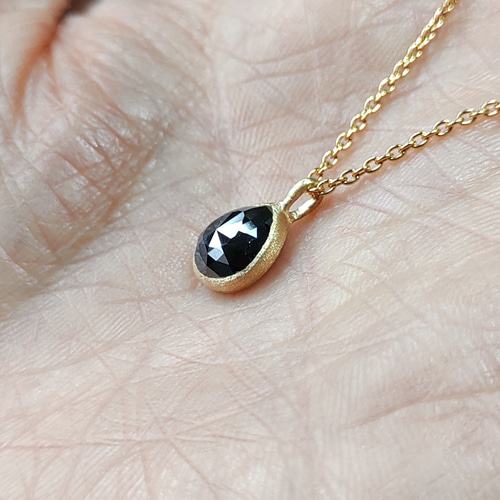 K18 黒真珠　ダイヤ　ペンダントトップのみ 6da8c5427471da530364d45ad0090e