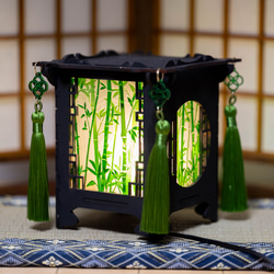 吊り下げ灯篭「彼岸花」 スタンドライト・テーブルランプ いろした工房