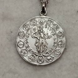 大天使ミカエル バチカン市国のコインネックレス ネックレス