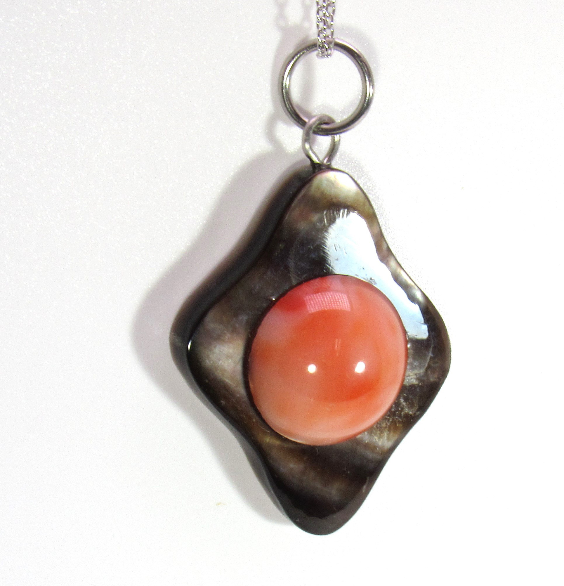 宝石珊瑚　さんご　ネックレス・ペンダント　アクセサリ－・ジュエリー　IMG-0786