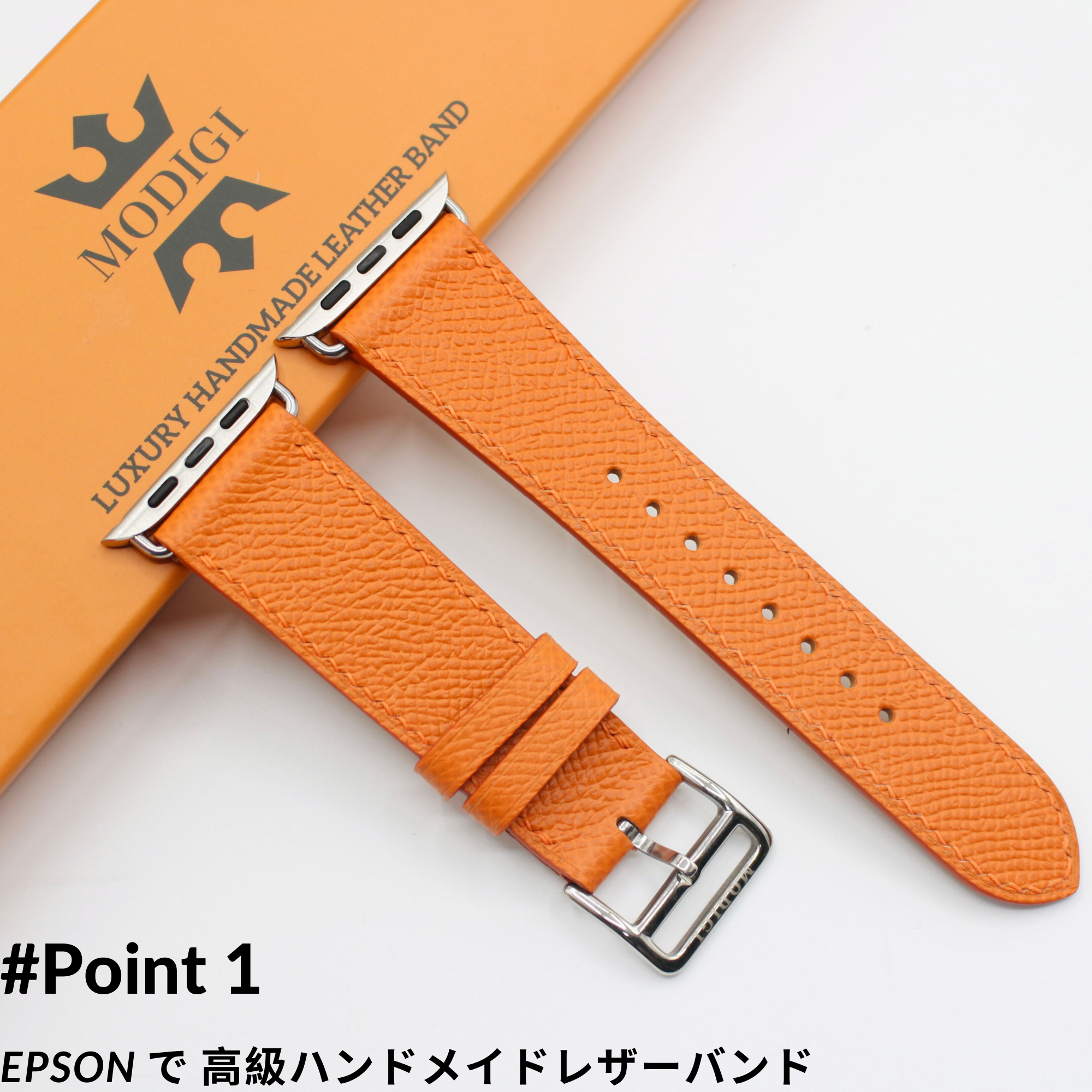 MODIGI アップルウォッチレザーベルト本革45mm 44mm 49mm 46mm Apple Watch レザー