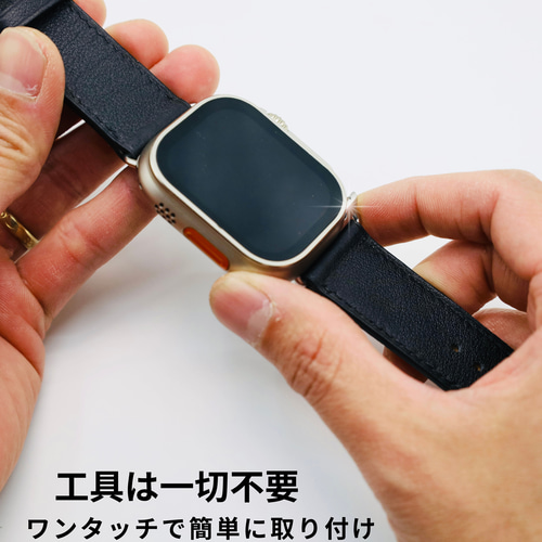 MODIGI AppleWatch 10 9 本革バンド 40 42 45 46 MODIGI アップルウォッチ10 レザーバンド 本革ベルト 46mm Apple