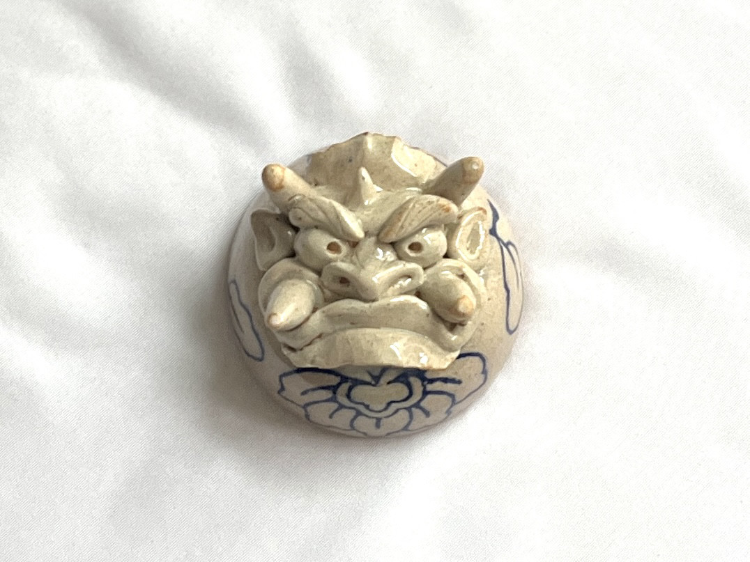 陶胎染付 筒盃 おちょこ ぐいのみ 酒器 食器 和食器 // 有田焼 40ml 盃 七福神 染付 アンティーク 古道具 酒器 ちょこ 盃 ぐい呑み 工芸品