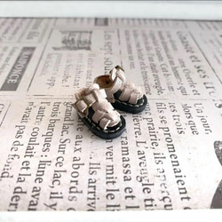 モンストドール ピュアニーモ ミニチュア靴 Mタイプ こげ茶 その他人形