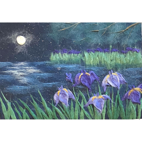 絵画　小原和紙　【野菊】 絵画 小原和紙 【野菊】