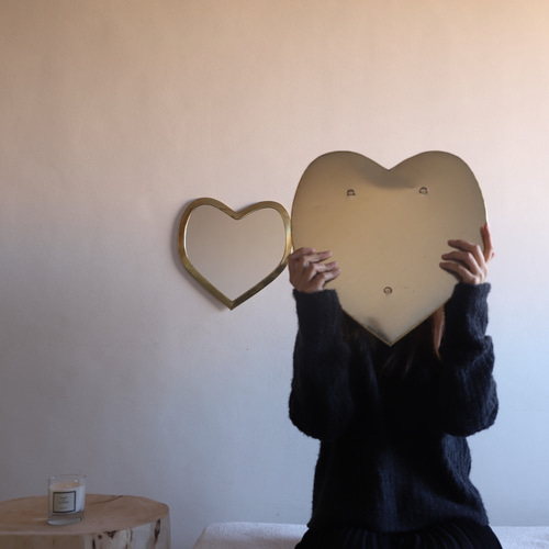 モコモロッコ　ハートミラー 鏡越しのおしゃれな私が撮れる！「mocoMOROCCO」のハートミラーで