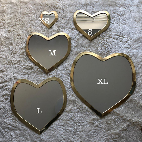 anan掲載】真鍮ハートミラー/sizeM その他インテリア雑貨 mocoMOROCCO