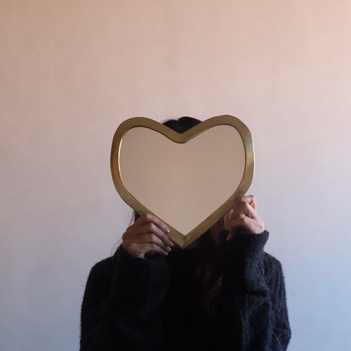 anan掲載】真鍮ハートミラー/sizeM その他インテリア雑貨 mocoMOROCCO