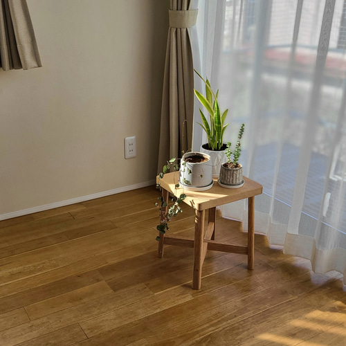 アンティーク 天然木スツール 一枚板 くさび組み インテリア 飾り台1脚