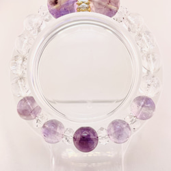 アイリスクォーツ＆アメジスト(ハート)】内径約15cm 浄化済み