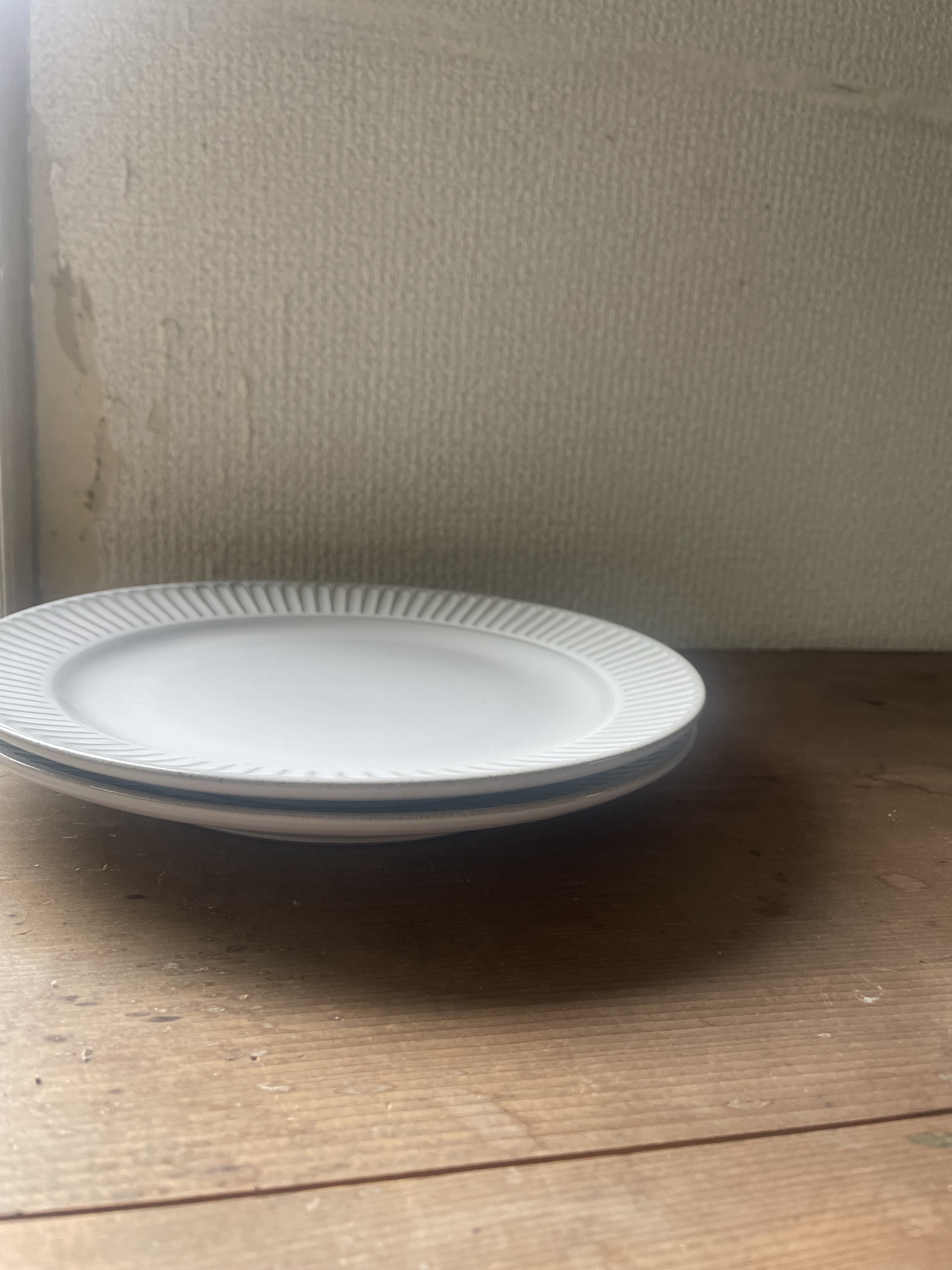 ペア　ミルクタイプのプレート〔20センチ）