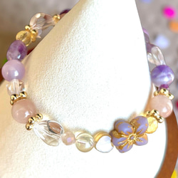 天然無処理 ウォーターメロン トルマリン ブレスレット 9mm-25.4g