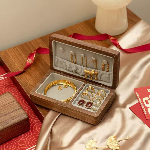 実木製ジュエリーボックス  母の日ギフト  結婚祝い 7枚目の画像