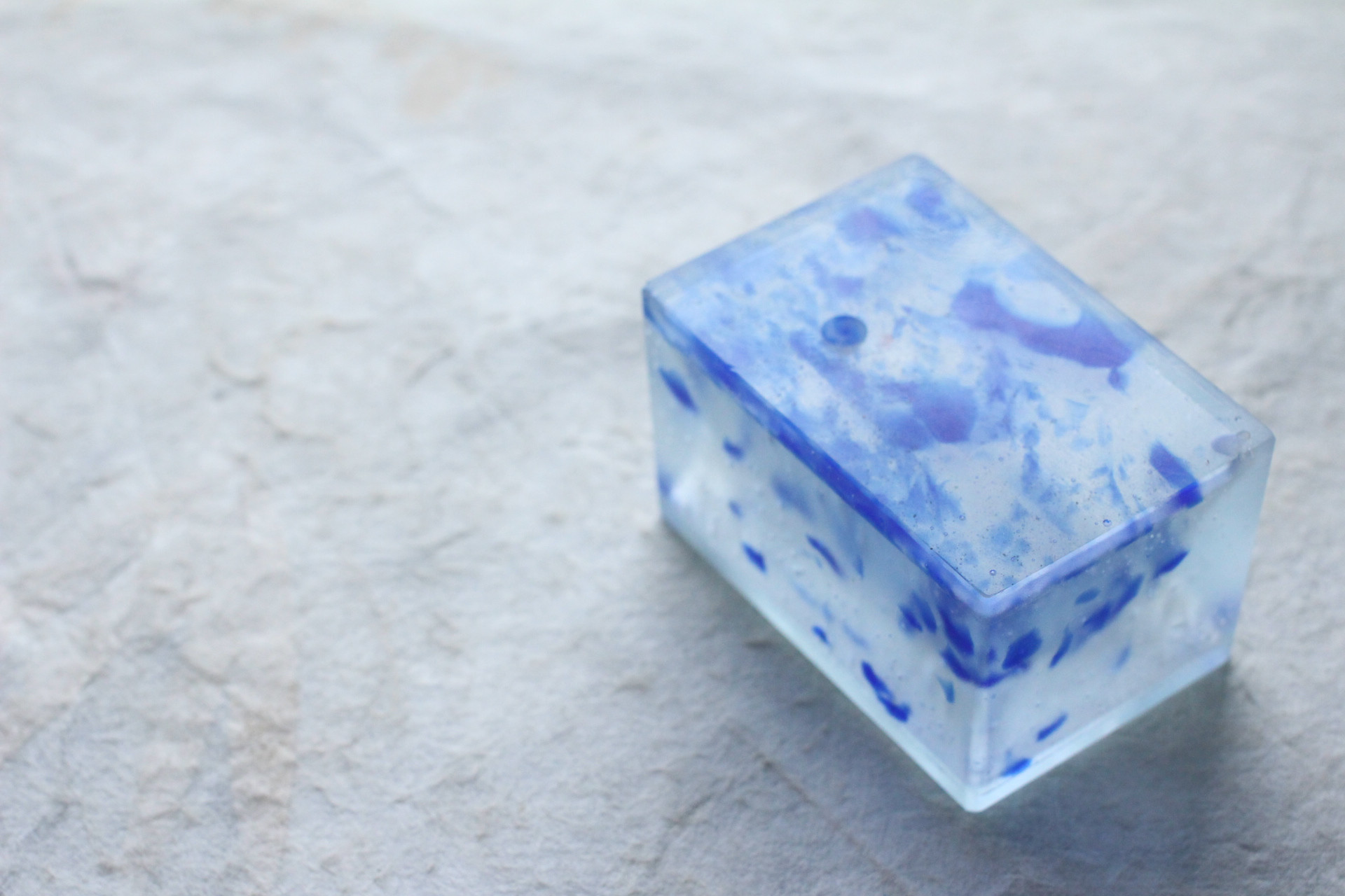 ガラス製　書道具 水差し「神韻縹緲」