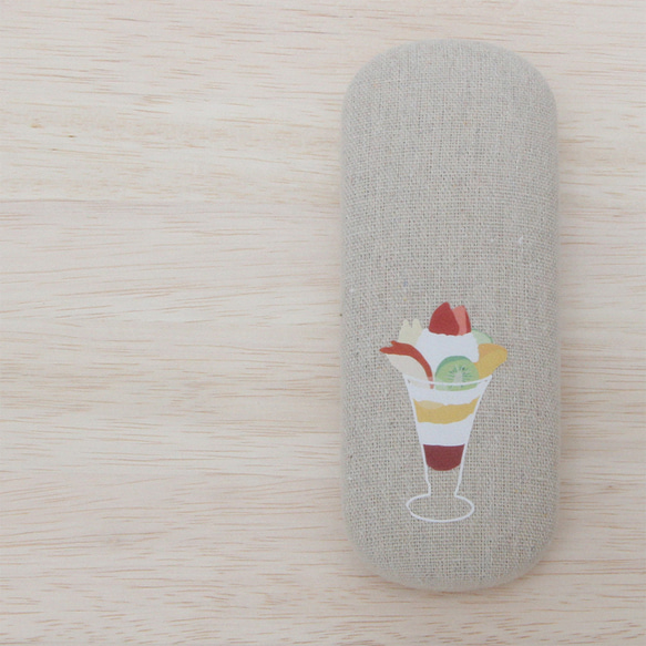 【New】パフェのメガネセット〈メガネケース＆クリーナークロス〉 4枚目の画像