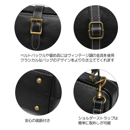 美品✨ ポーター ダレスバッグ ドクターバッグ レザー ゴールド金具 ブラック ダレスバッグ ドクターバッグ ビジネスバッグ ブリーフケース 本革