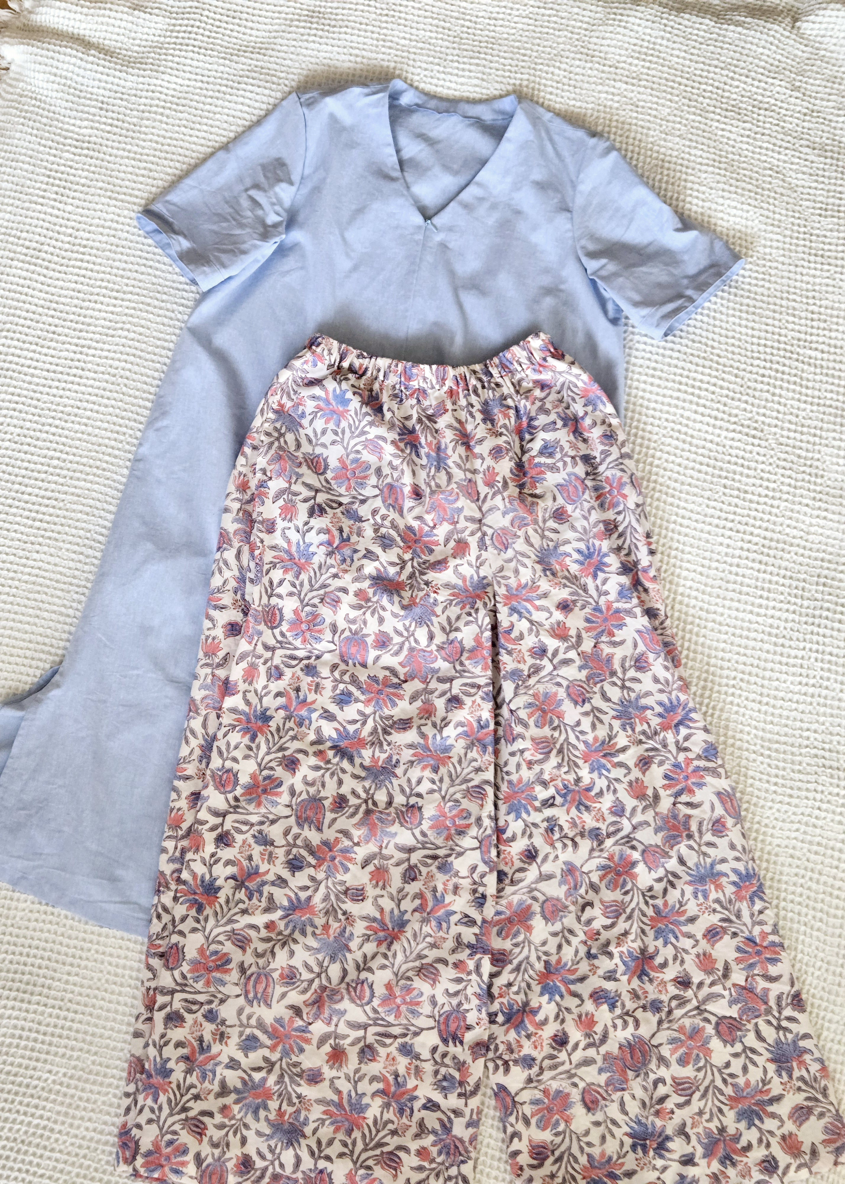 風薫るインド綿ギャザーパンツ