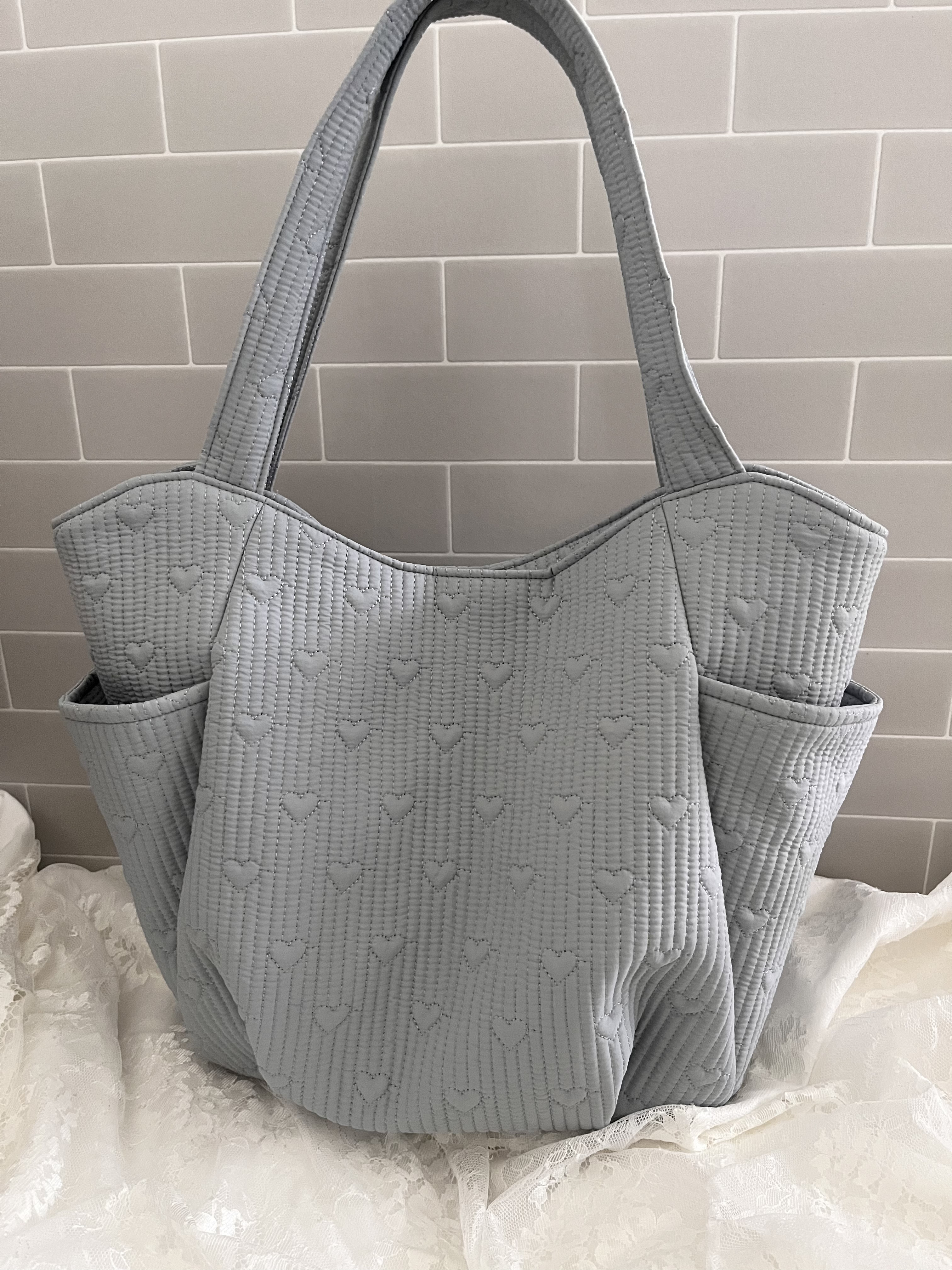 ハンドメイド　オーダー受付ページ　　♡ハートのバッグinわんこ　パネル♡