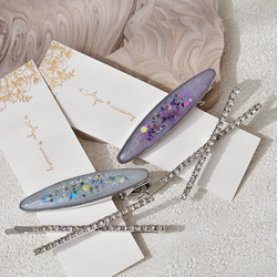 オーダーメイド リバティ ドットミニヨン パッチンピン ヘアゴム ミニ