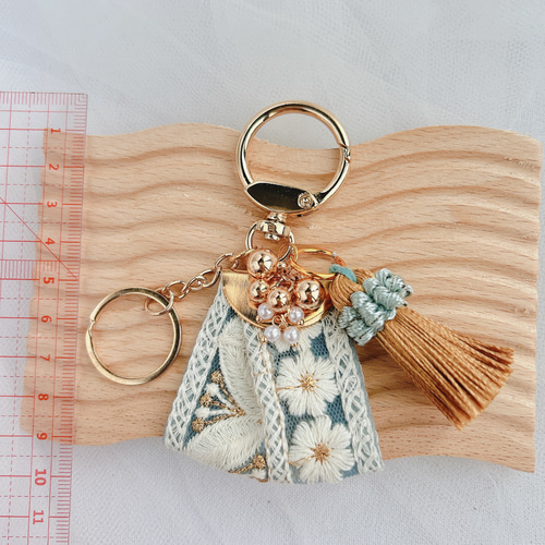 リボン刺繍　ミキハウス　15㎝ 10-5254-689.jpg