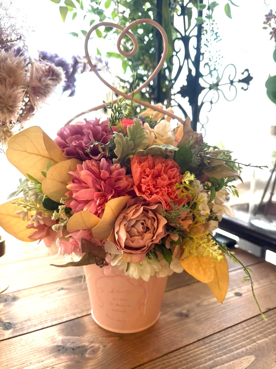 母の日のプリアートアレンジメント