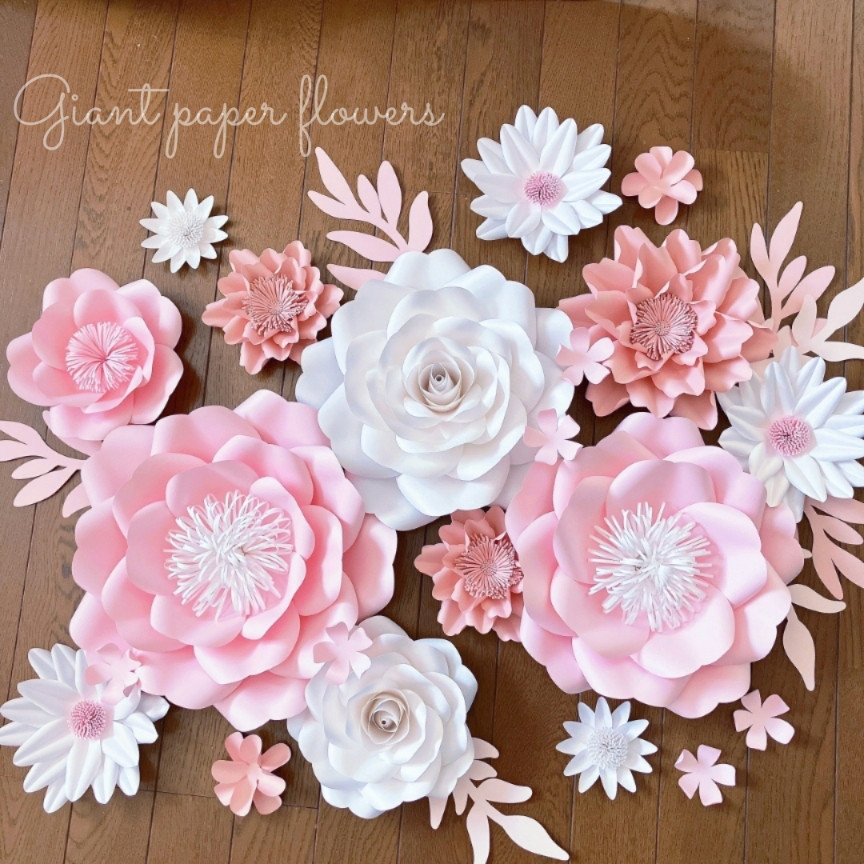 【受注制作】ピンクのウォールフラワー　誕生日　100日祝い　インテリア　七五三 5,070円