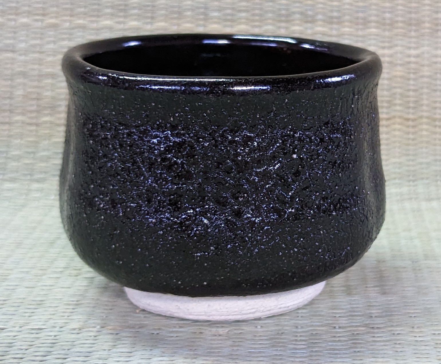 信長焼 鬼黒 瀬戸黒ぐい吞 献上窯元陽山窯 [全国送料無料] Nobunagayaki 陽山窯 水野雅之作