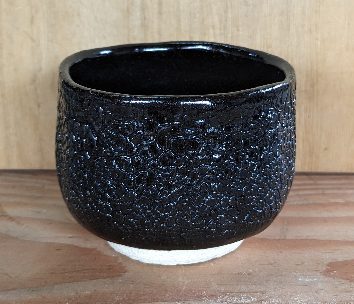 信長焼 鬼黒 瀬戸黒ぐい吞 献上窯元陽山窯 [全国送料無料] Nobunagayaki 陽山窯 水野雅之作