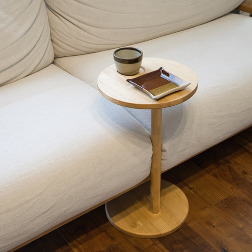 サイドテーブル（ハンドメイド） レトロな そら豆サイドテーブル 机・デスク きまま製作所 通販