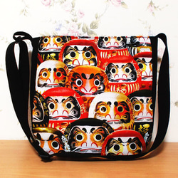 大きめトートバッグ 和柄 龍 龍神 竜 ハンドメイド ショルダーバッグ