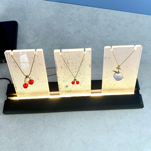 ADA LEDライト アクリルスタンド付き アクリル ライト スタンド ナイトライト ベース 16色 LEDライト