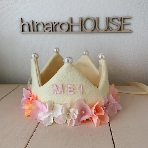 フラワークラウン ベビークラウン 花かんむり 1歳誕生日 ハーフ フラワークラウン ベビークラウン 花かんむり 1歳誕生日 ハーフ