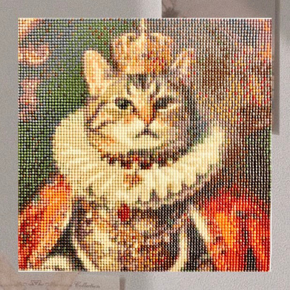 ダイヤモンドアート】「KING OF CAT！？」 その他アート miamiao