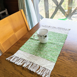 アメリカ輸入生地 テーブルランナー 180×30㎝ ペイズリー柄 ブルー