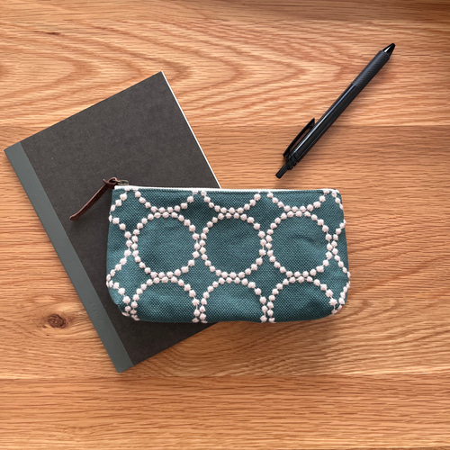 mina perhonen tambourine ペンケース ポーチ ミナペルホネン の刺繍