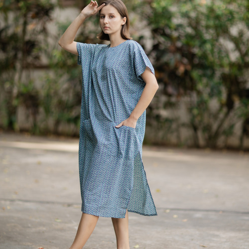 カフタンワンピース（スクリーンプリント） ワンピース Jonno 通販