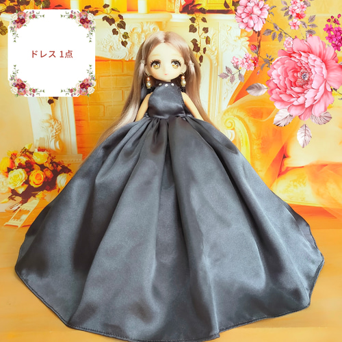 お値下げ3600円→2000円 リカちゃんサイズ ドールドレス ノースリーブ