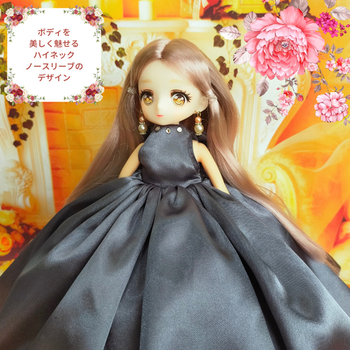 お値下げ3600円→2000円 リカちゃんサイズ ドールドレス ノースリーブ