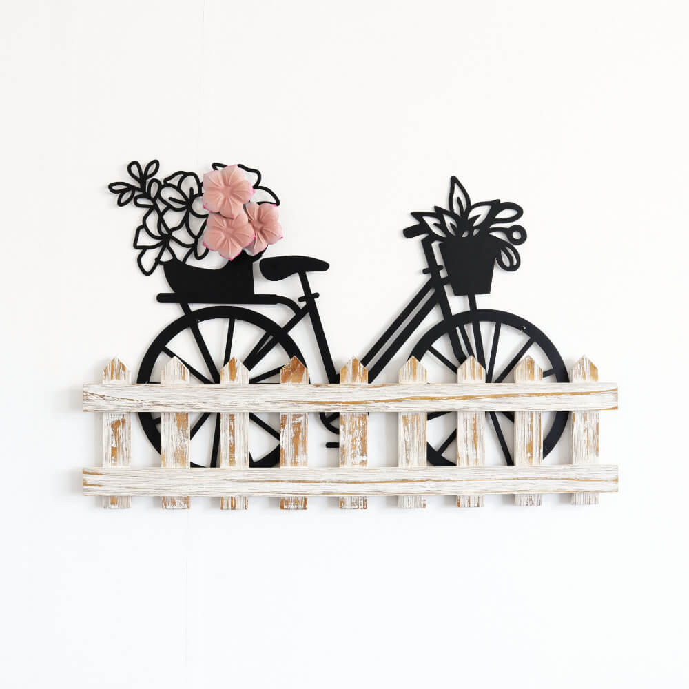 Jardin Vélo（ジャルダン ヴェロ）｜自転車と草花のウォールアート