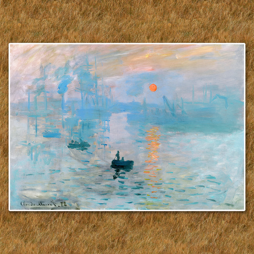 モネ『印象、日の出』複製画 【額入り】 絵画 〜ART❖MUSEUM〜 通販