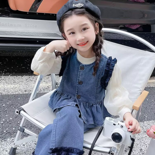 子供服 3点セット セットアップ キッズ 女の子 夏 半袖 上下セット 