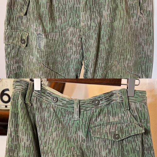 チェコ軍　 レインドロップカモ　パンツ 60s チェコ軍 レインドロップカモ ミリタリー パンツ - メルカリ