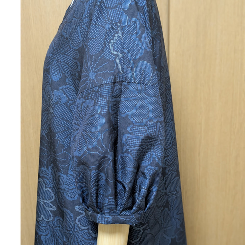 SOLD 着物リメイク ワンピース 大島紬 L〜LL ワンピース さら