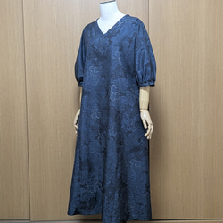 SOLD 着物リメイク チュニック 大島紬 FREE SIZE チュニック