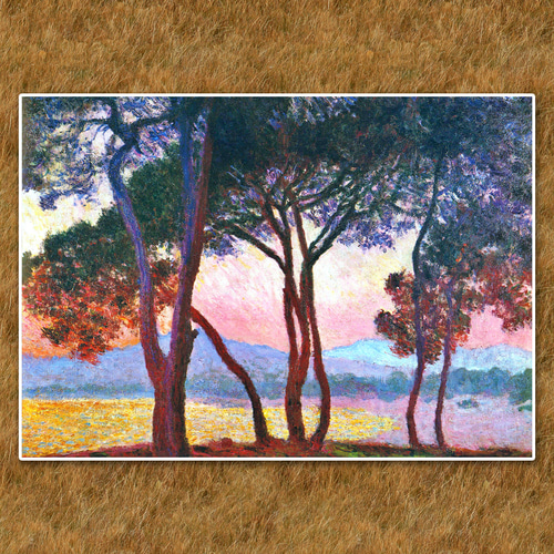 モネ『アンティーブの朝』複製画 【額入り】 絵画 〜ART❖MUSEUM