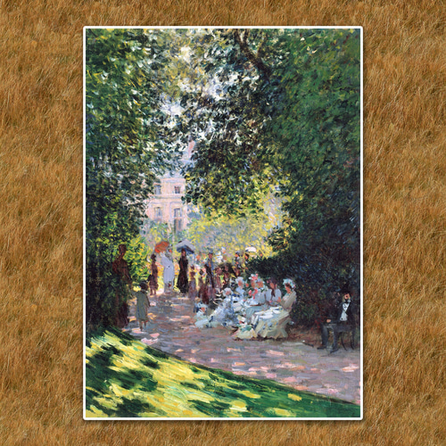 モネ『モンソー公園』複製画 【額入り】 絵画 〜ART❖MUSEUM〜 通販